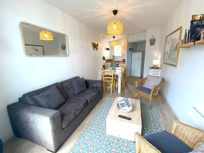 Gîte pour 6 personnes, avec terrasse dans Plage Trestignel - 2