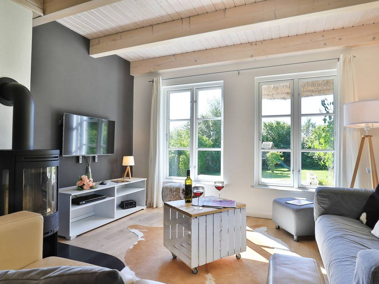 Ganze Ferienwohnung, Ferienhaus Fritid in Groß Schwansee, Kalkhorst