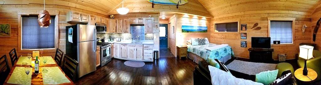 Moderne Blockhaus-Ferienwohnung mit en-suite Sauna in Talkeetna, Alaska in Talkeetna, Matanuska-Susitna