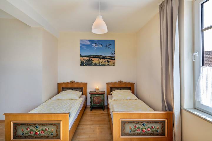 Appartement entier, Appartement de vacances "Bachmanns 2" avec jardin partagé et Wi-Fi in Schotten, Région de Vogelsberg