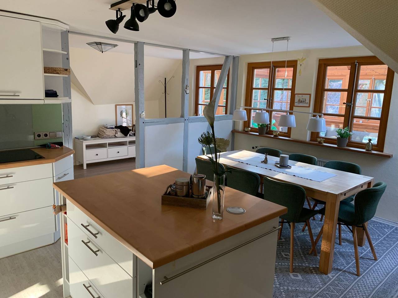 Ganze Wohnung, Große Ferienwohnung in Bleckede mit Großem Balkon in Bleckede, Elbtalaue