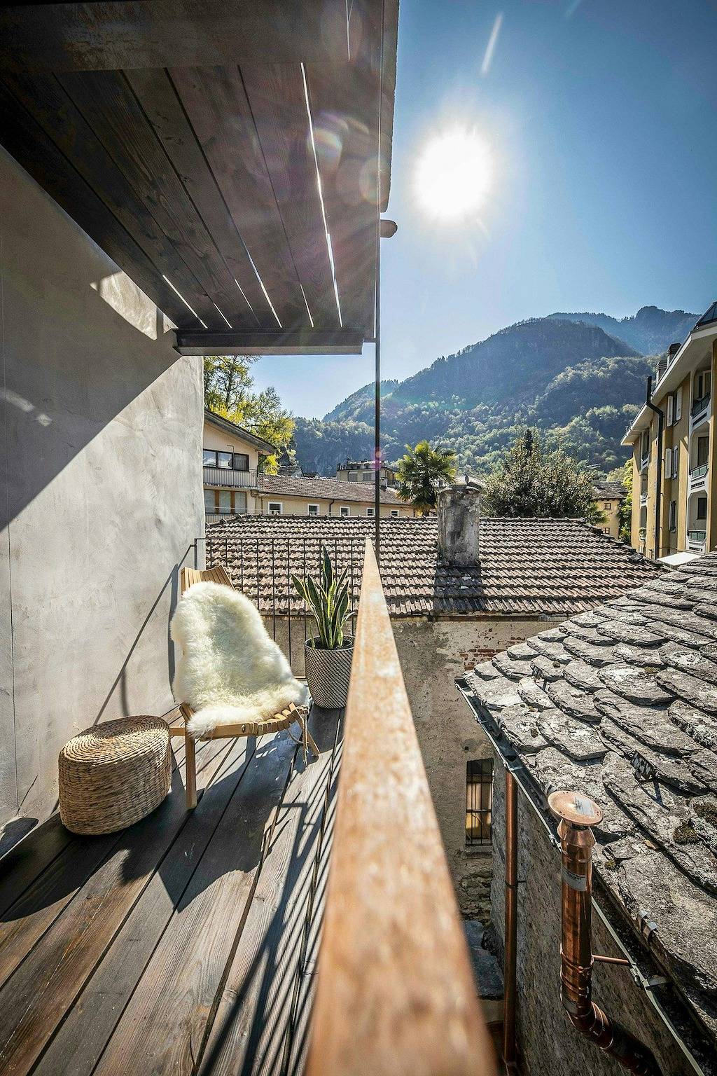 Ganze Wohnung, Design-Loft für zwei Personen im Zentrum von Chiavenna in Kleven, Bernina-Alpen
