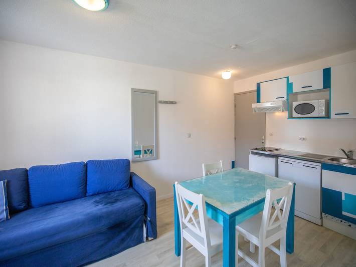 Studio pour 4 personnes, avec piscine