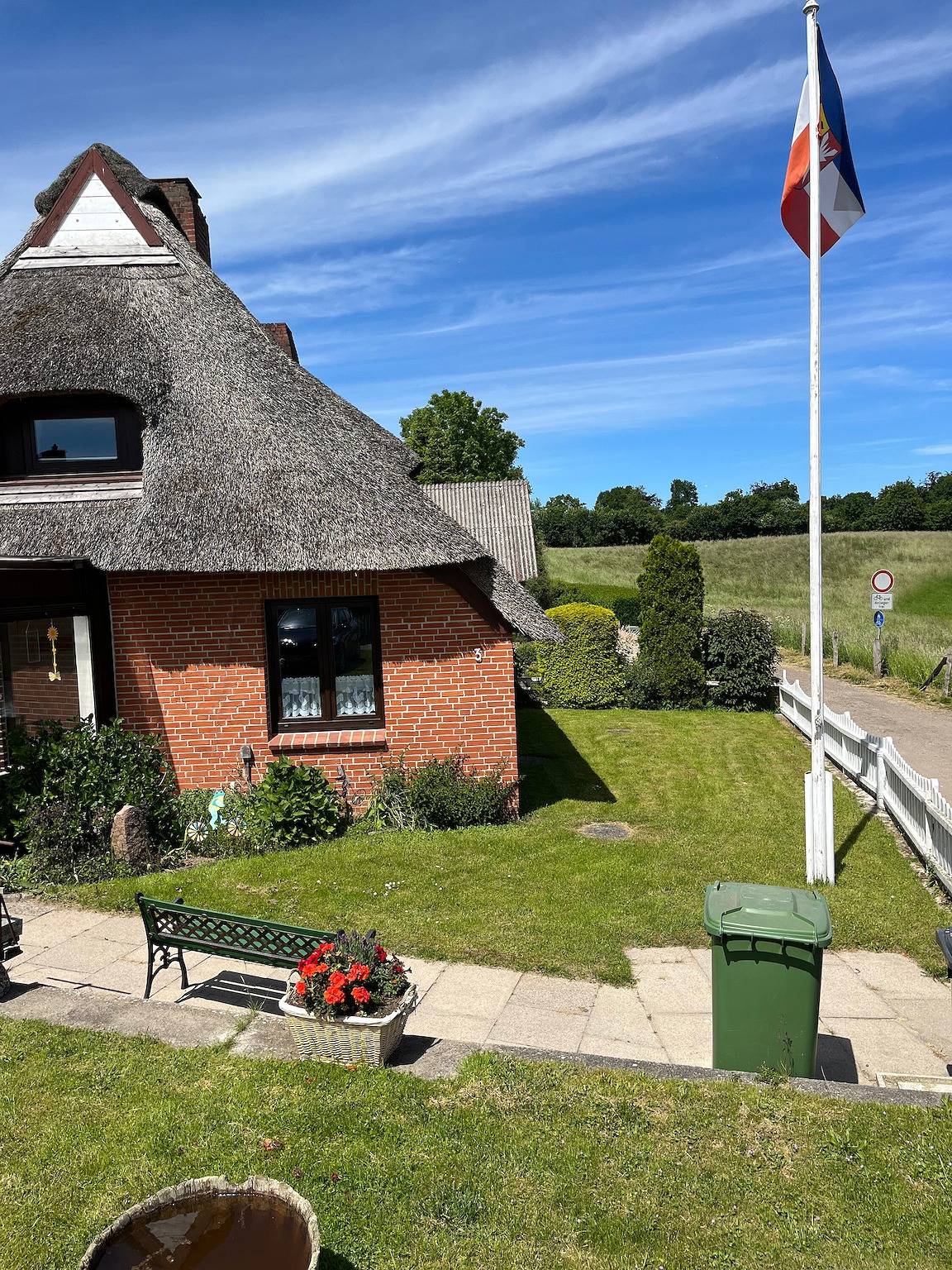 Maison de vacances « Reethaus Kälberstieg » avec vue sur le lac, terrasse privée et Wi-Fi in Grebin, Südliche Ostseeküste