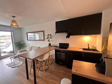 Gîte pour 4 personnes, avec terrasse, animaux acceptés dans Gare De Nice Riquier