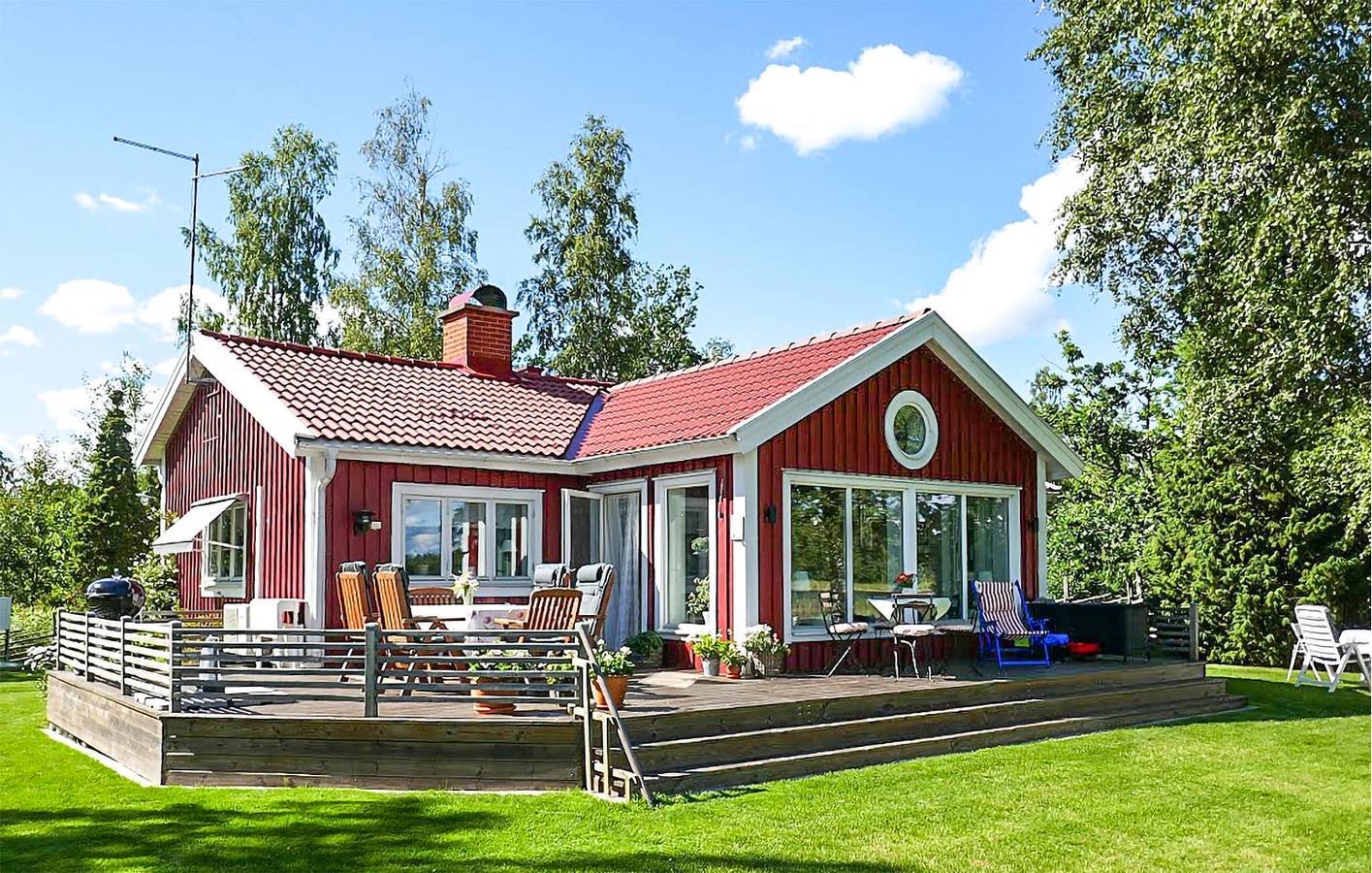 Ferienhaus für 6 Personen mit Terrasse in Jönköpings län