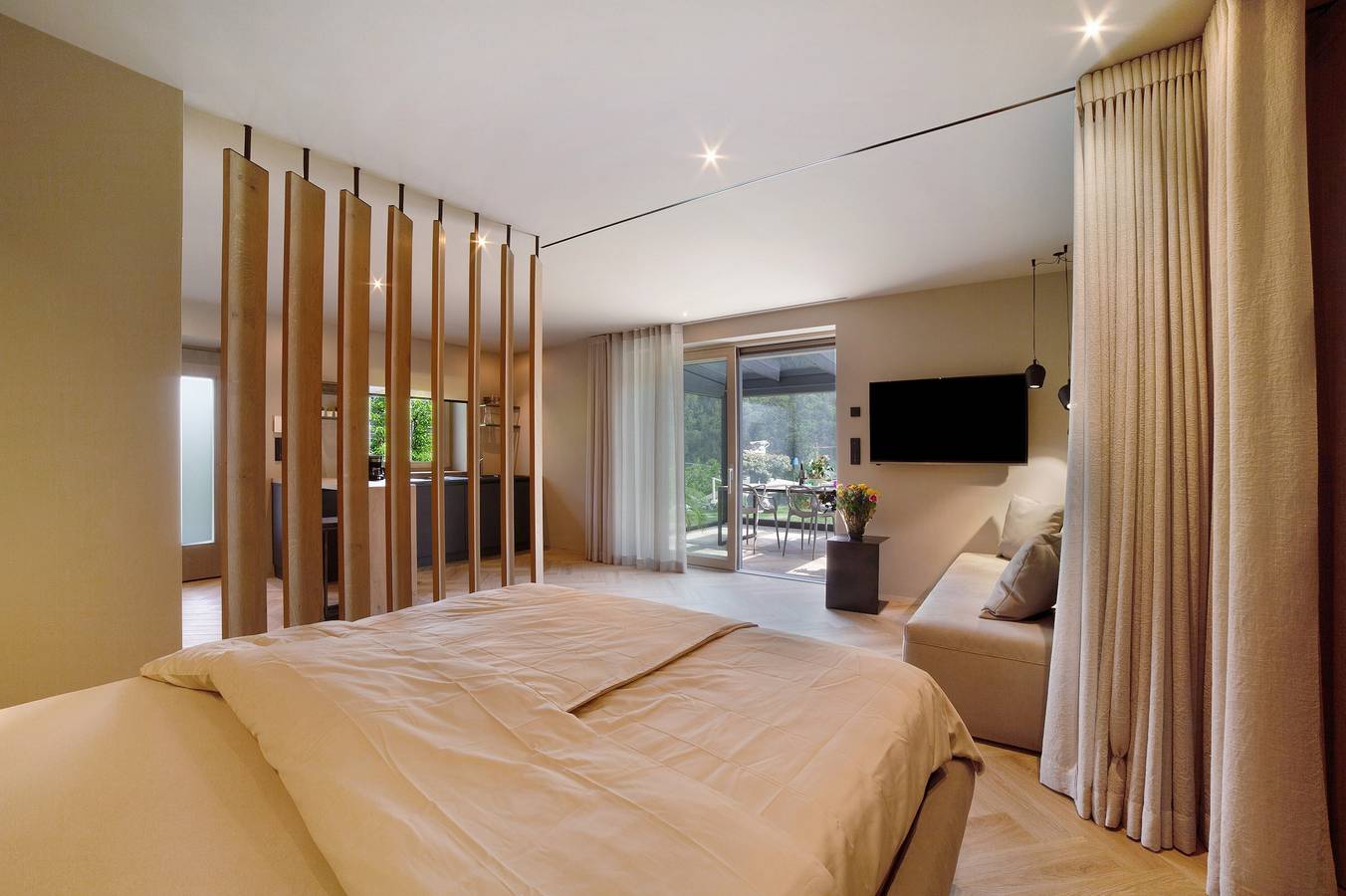 Studio Appartement "Casa Sonngart" met Uitzicht op de Bergen, Privé Zwembad & Wi-Fi, foto 14