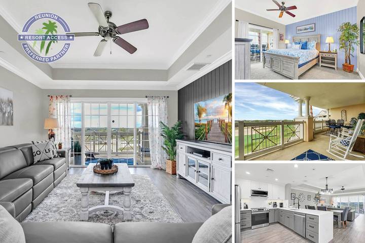 Vacation rental for 6 people, with balcony/terrace and pool as well as children pool in Reunion Resort