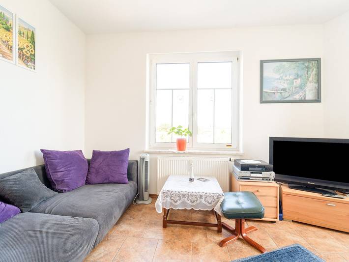 Ferienwohnung für 3 Personen, mit Balkon und Garten