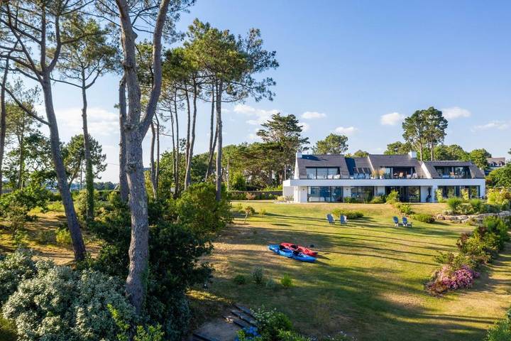 Maison d’hôte pour 2 personnes, avec piscine et jardin ainsi que sauna et vue à Baden (France) - 2