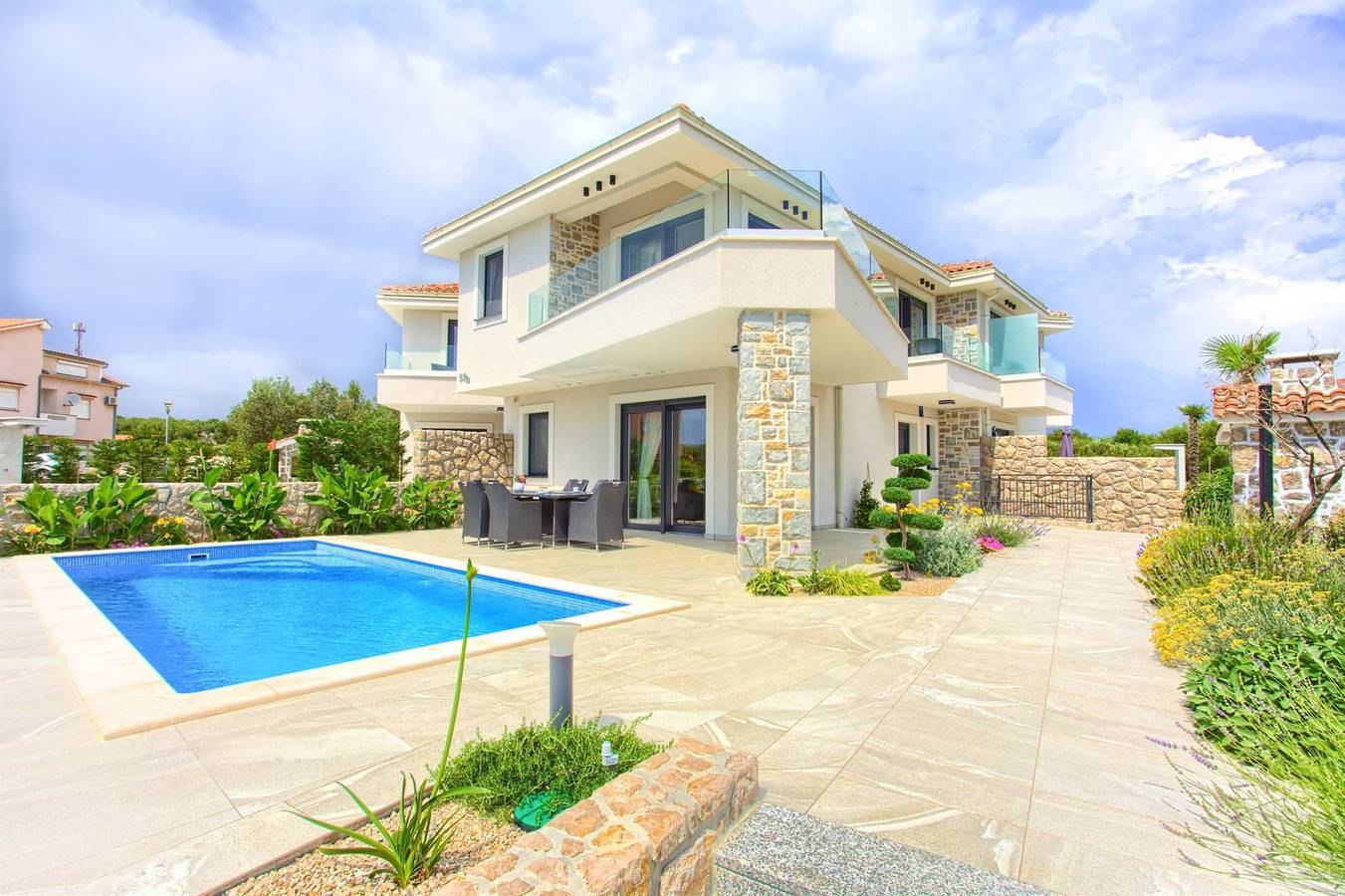 Luxury Holiday house Bella with private pool in Krk Ciudad, Krk (isla)