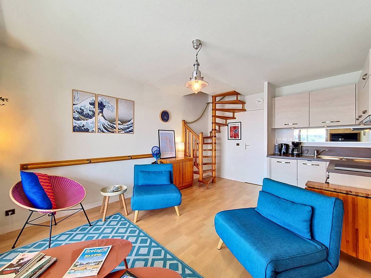 Appartement entier, Duplex vue mer – 4 pers. in Étel, Côte des Mégalithes