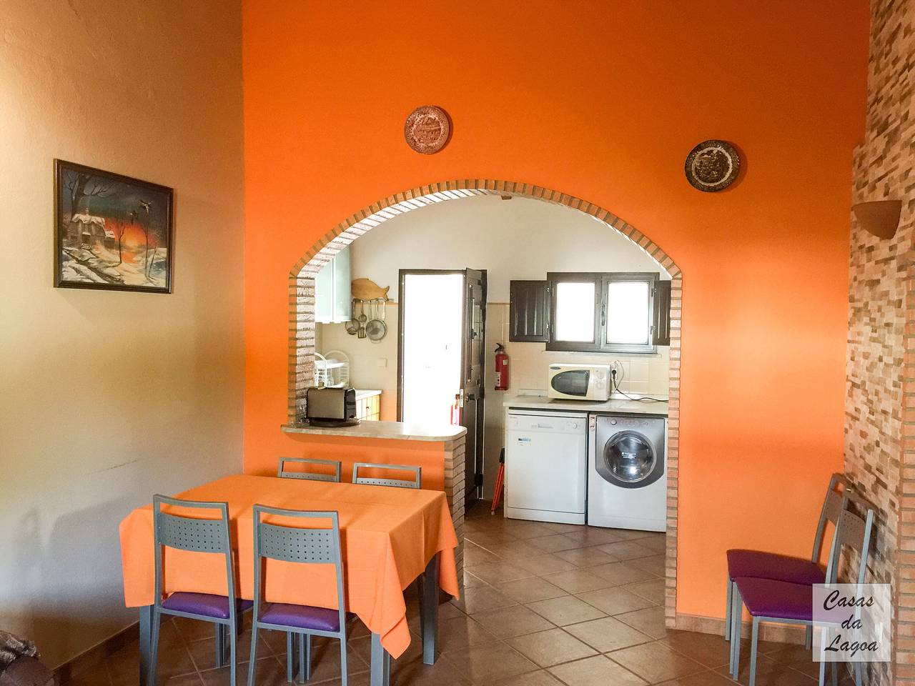 Cottage 'Casas Da Lagoa - T2 Norte' with Private Garden, Balcony and Wi-Fi in Costa Alentejana