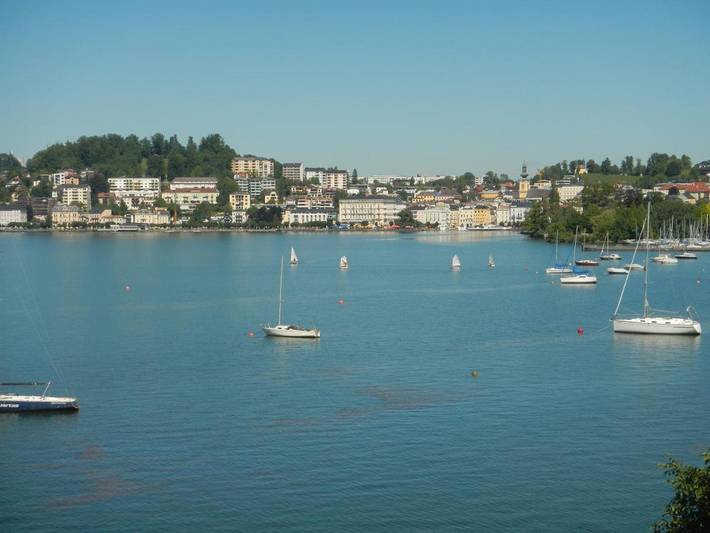 Ferienwohnung für 2 Personen, mit Ausblick und Seeblick sowie Garten am Traunsee - 4