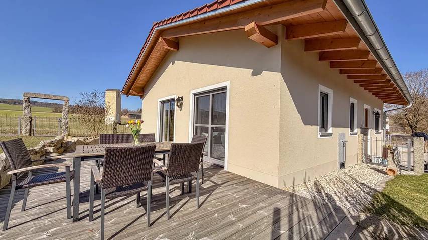 Ferienhaus für 5 Personen, mit Garten, mit Haustier