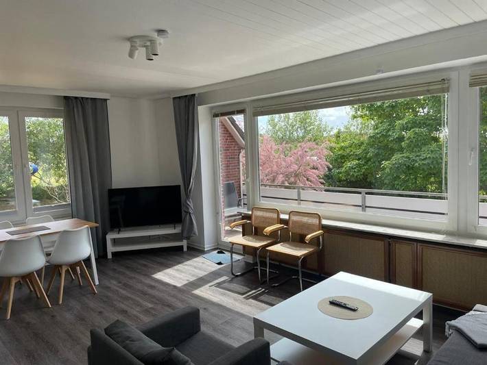 Ferienwohnung für 6 Personen, mit Garten und Balkon auf Baltrum