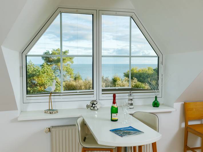 Ferienwohnung mit Meerblick für 4 Personen