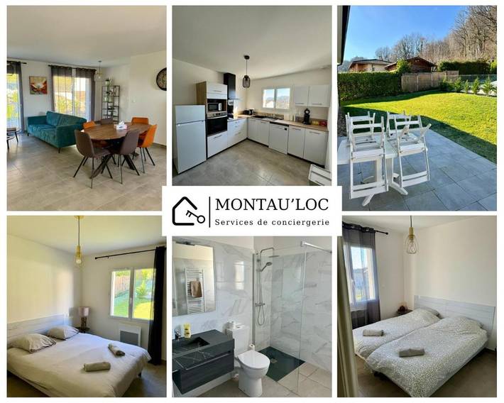 Appartement de vacances pour 6 personnes, avec jardin