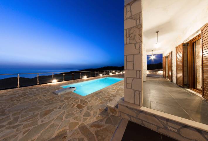 Villa voor 6 personen, with tuin and uitzicht op zee as well as terras op Zakynthos