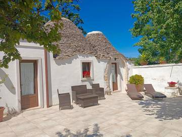 Gîte pour 4 personnes, avec jardin, animaux acceptés à Alberobello