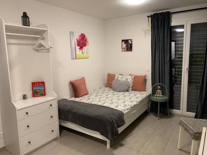 Appartement de vacances pour 2 personnes, avec Terrasse ainsi que Jardin et Vue