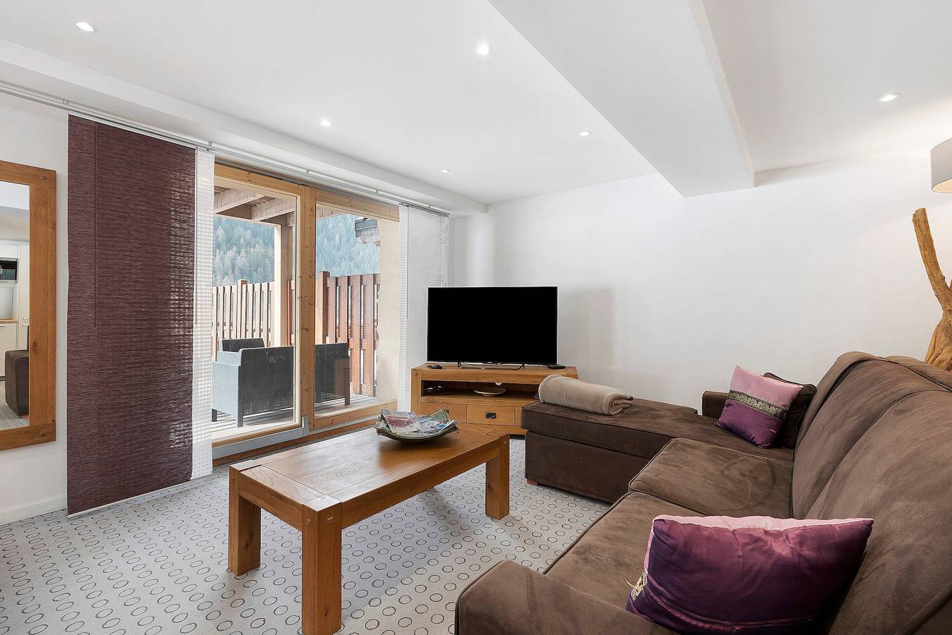 Apartamento entero, Apartamento «Vanoise» con vistas a la montaña, terraza privada y Wi-Fi in Parque Nacional de Vanoise