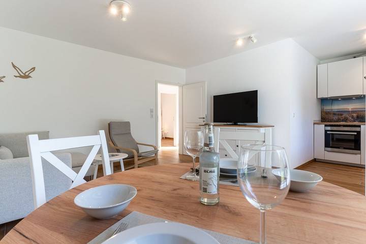 Ganze Wohnung, Moderne Ferienwohnung mit Terrasse in idyllischer Umgebung in St. Peter-Ording, Eiderstedt