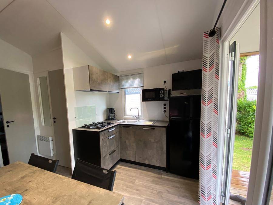 Camping Le Helles  - Mobile home 4 persons - Mobile-home | Comfort | 2 Bedrooms | 4 Pers. | Single terrace | Tv in Combrit, Côte de Cornouaille