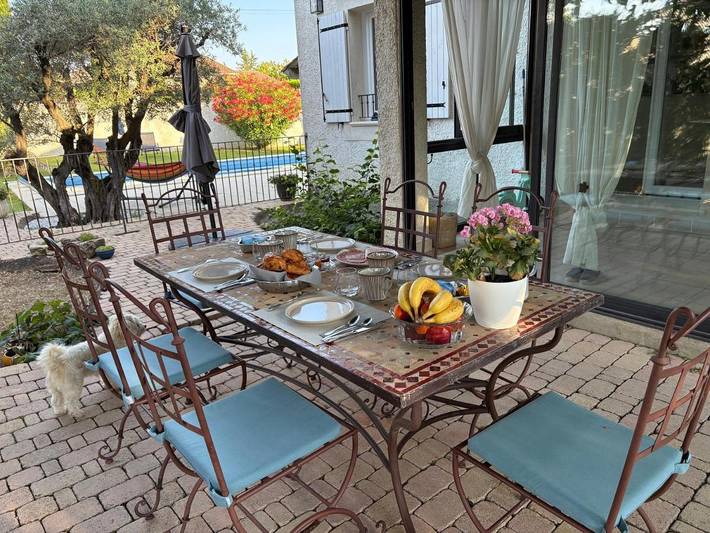 Chambre d’hôte pour 4 personnes, avec jardin ainsi que vue et piscine à Monteux - 4