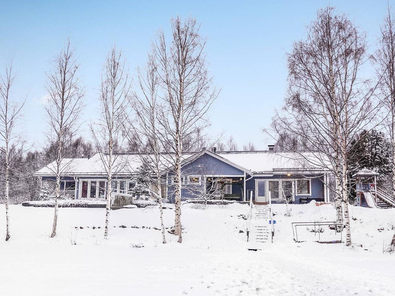 Villa lehmus in Rovaniemi, Lappland
