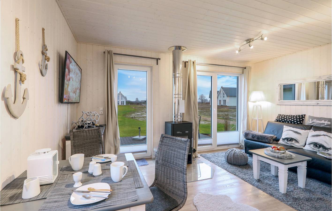Appartement en bord de mer avec parking et terrasse in Olpenitz, Kappeln