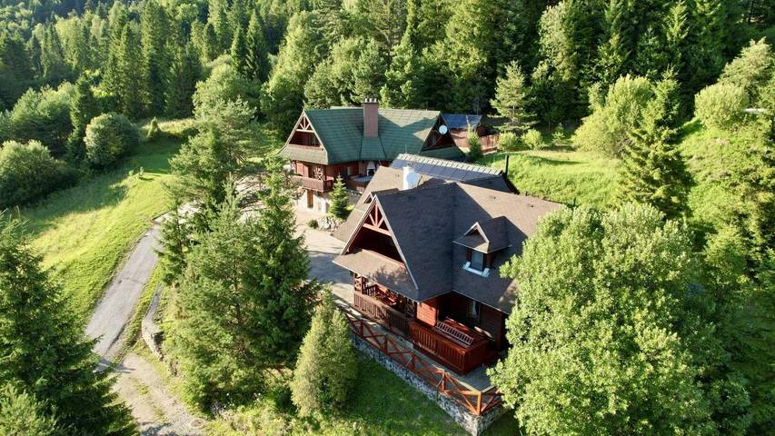 Domek letniskowy dla 12 osób, z taras i sauna oraz widok - 1
