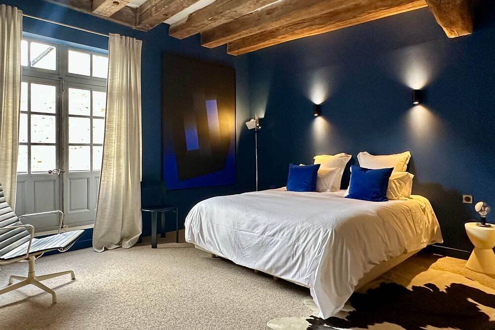 Guest Room Bleue - Auberge Radieuse in Azay-le-Rideau, Loire Valley