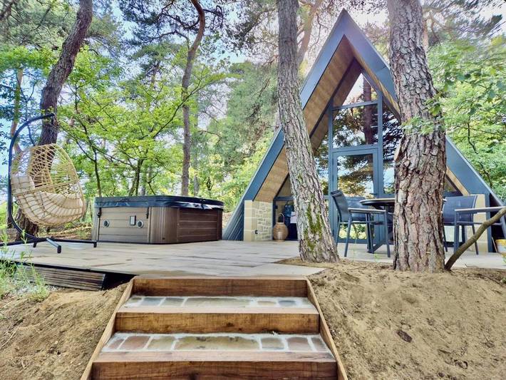 Chalet pour 3 personnes, avec terrasse