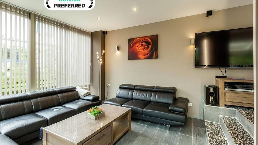 Maison de vacances pour 12 personnes, avec terrasse et jacuzzi ainsi que sauna et jardin en Mer du Nord (Belgique)