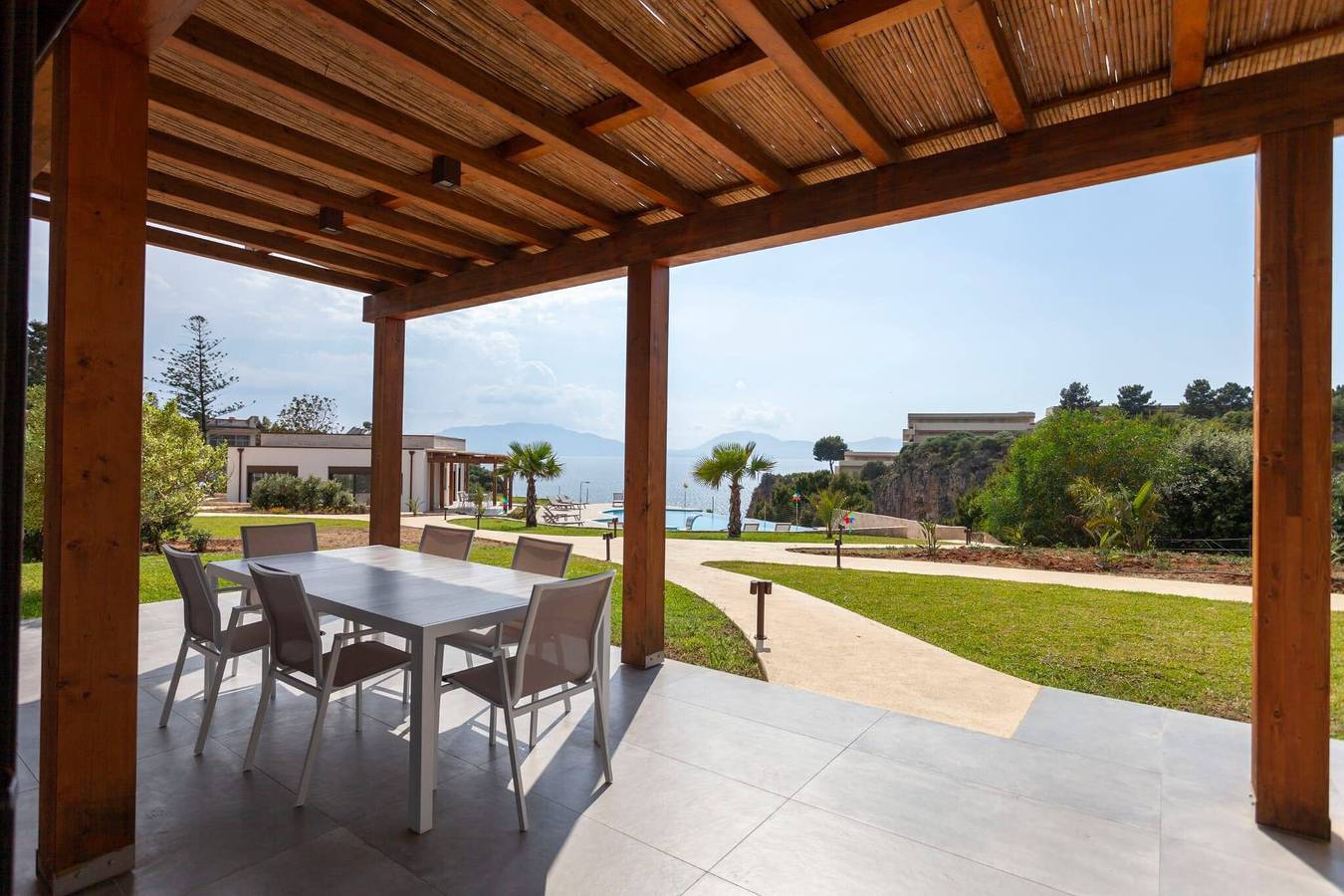 Villa 'Premium Sicily - Exotica' con vista mare, Wi-Fi e aria condizionata in Citta del Mare, Terrasini