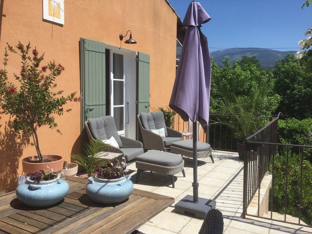 Ferienhaus 'L’Isclèze' mit Bergblick, Wlan und Klimaanlage in Mollans-sur-Ouvèze, Nyons und Umgebung
