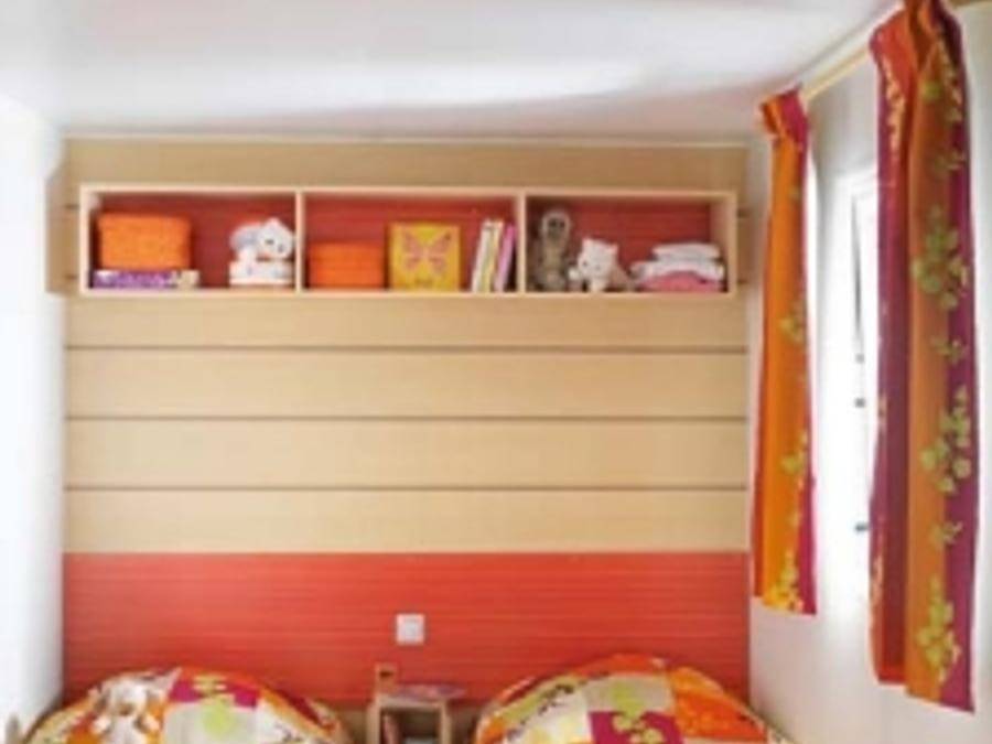 Camping Les Cruses - Mobilheim 6 personen - Grand Confort in Ribes, Parc naturel régional des Monts d'Ardèche