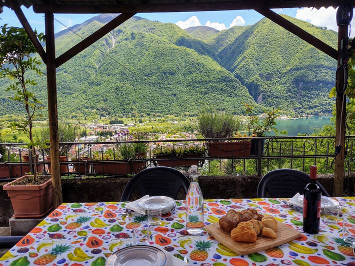 Ferienhaus für 5 Personen, mit Terrasse und Garten sowie Seeblick am Luganersee - 3