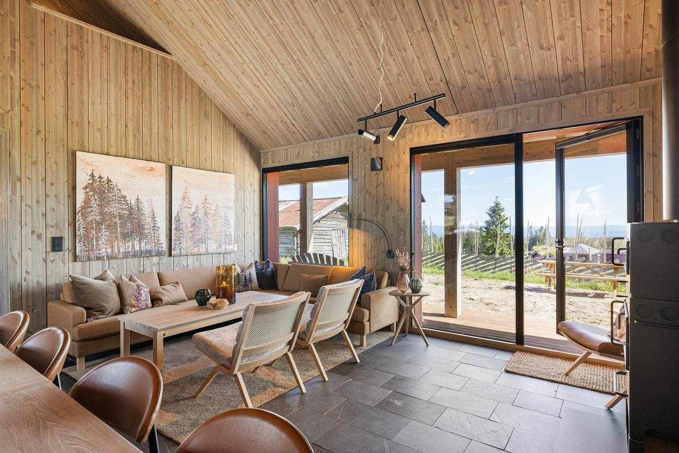 Ferienhaus für 12 Personen mit Terrasse in Løten