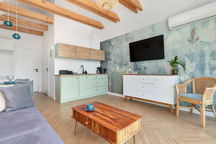Ferienwohnung für 4 Personen, mit Balkon und Whirlpool sowie Garten und Sauna in Leba - 3