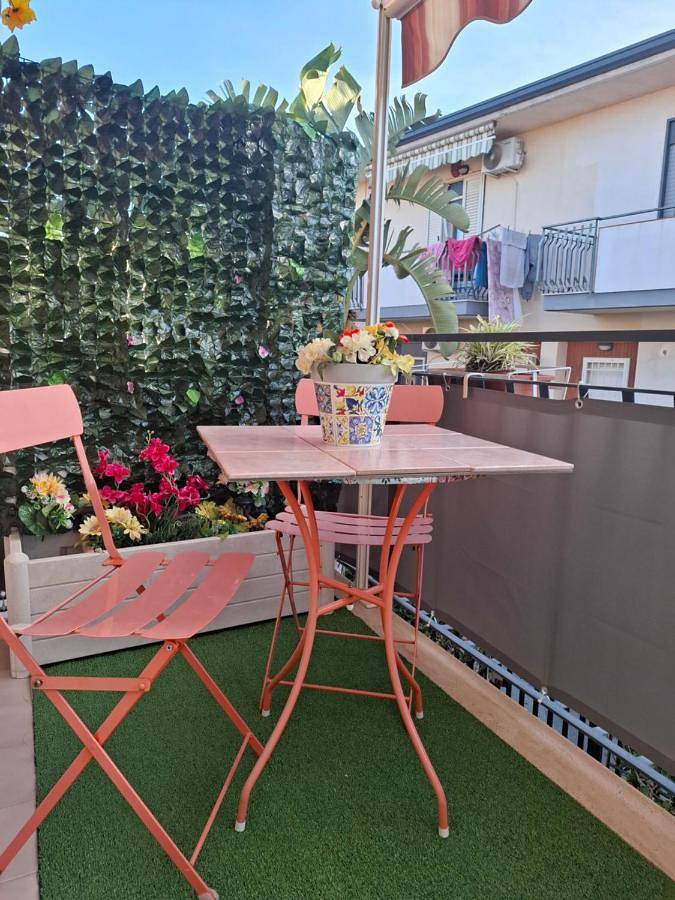 Ferienhaus für 3 Personen, mit Balkon und Ausblick