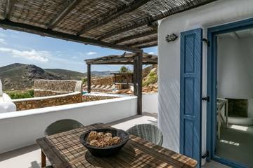 Villa mit pool für 4 Personen, mit Meerblick und Pool sowie Garten auf Mykonos