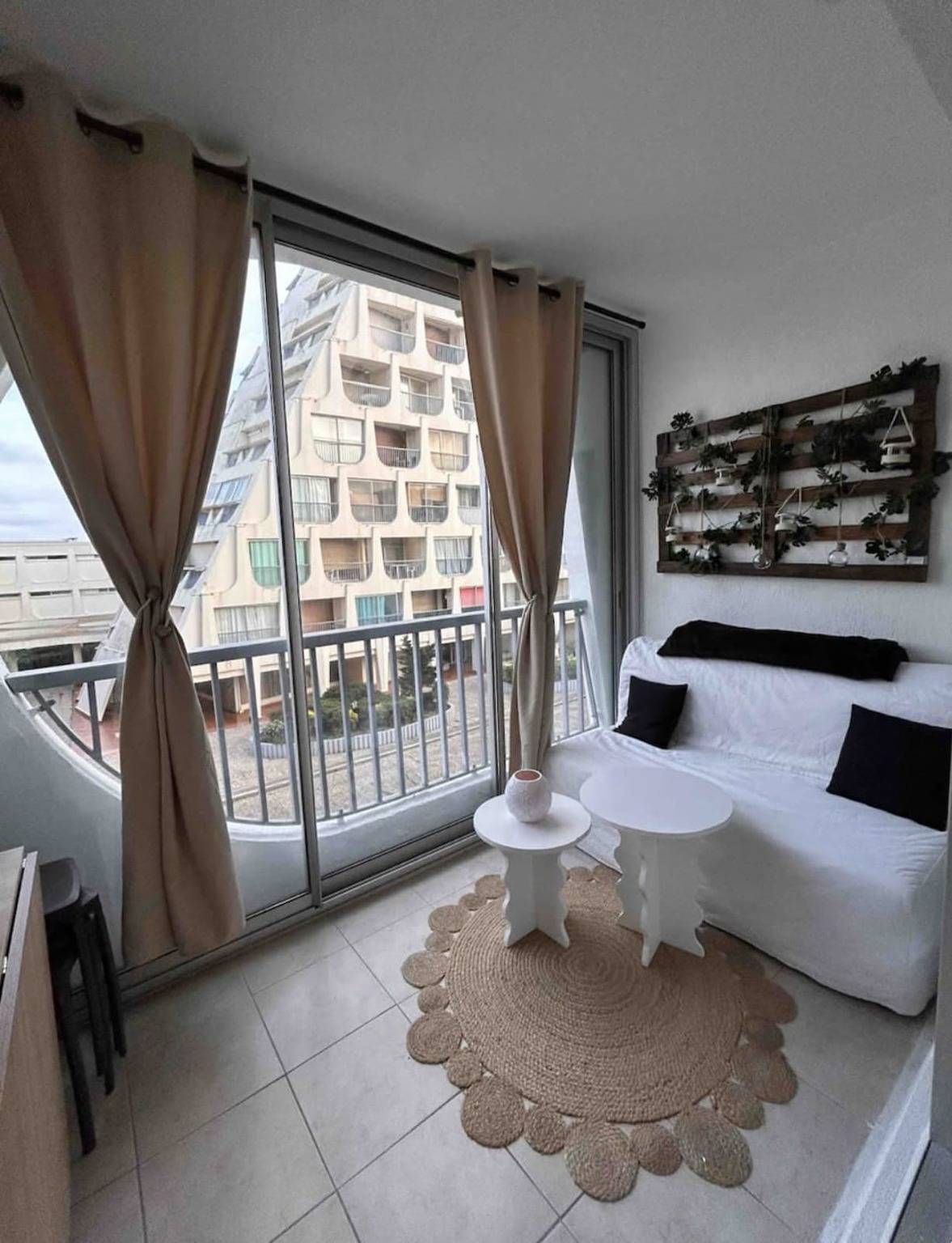 Estudio entero, Studio La Grande Motte with balcony and view in La Grande-Motte, Côte d'Améthyste