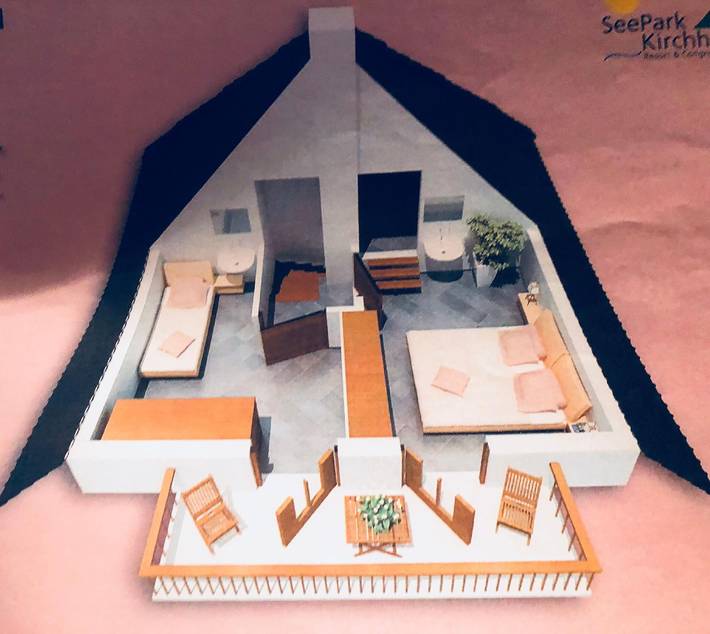 Ferienhaus für 6 Personen, mit Balkon und Garten in Kirchheim - 4