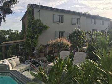 Chambre d’hôte pour 2 personnes, avec vue ainsi que piscine et jardin à Saint-Thomas-de-Conac