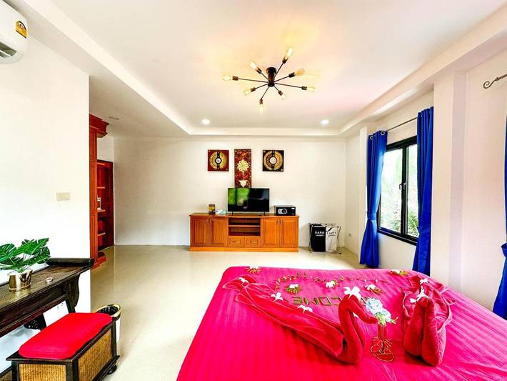 Hôtel pour 2 personnes, avec piscine ainsi que vue et jardin dans Koh Phangan