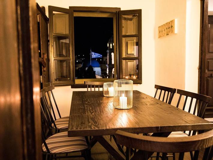 Location de vacances pour 6 personnes, avec terrasse et piscine à Megalochori - 4