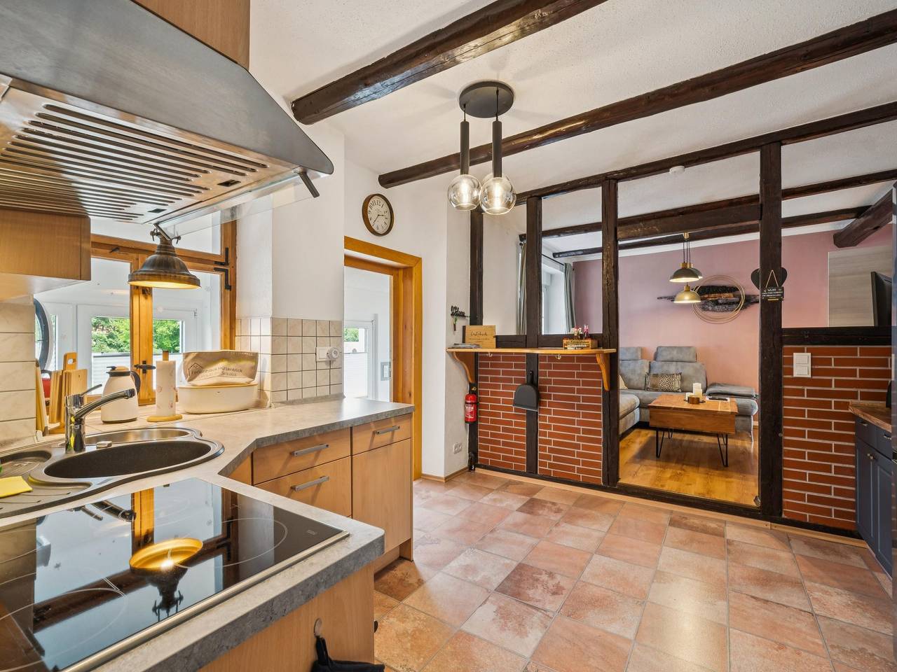 Ganze Wohnung, Ferienwohnung im Harz mit Terrasse und Garten in Straßberg (Sachsen-Anhalt), Harzgerode