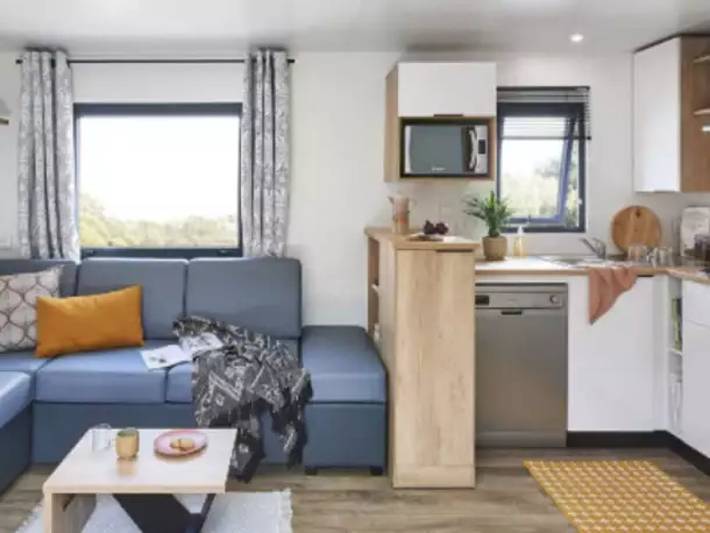 Mobil home pour 8 personnes, avec bassin pour enfant à Thégra - 4